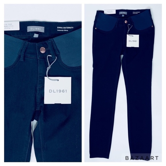 NWT Last One DL1961 Emma Skinny Maternity Jeans - Size 23 - Picture 3 of 12